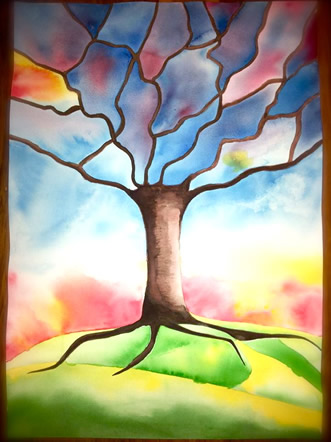 Tree - Painting by Cheryl